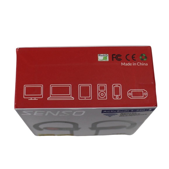 Senso ActivBuds S-250 Black HD Sound Headphones EMPTY BOX ONLY - Picture 6 of 12